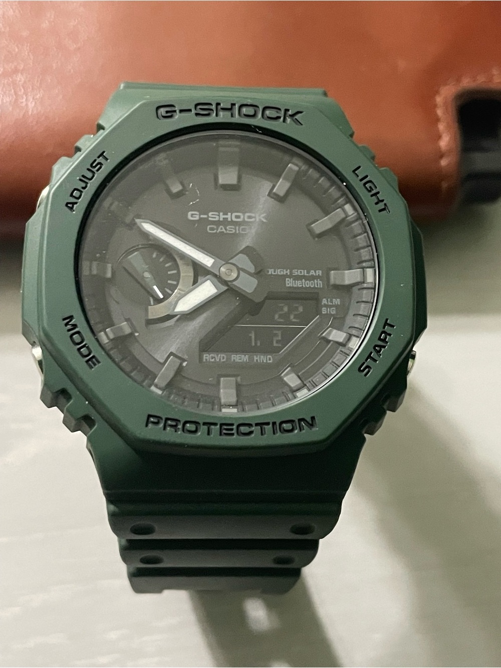 Casio G-Shock Green Ana-Digi Mobile Link Bluetooth Watch
GAB2100-3A